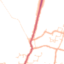 Daytime road noise heatmap for CB24 5LR