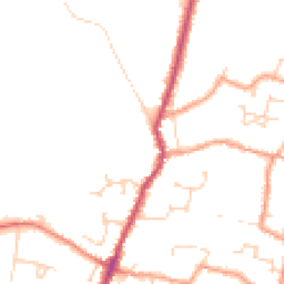 Daytime road noise heatmap for CB24 5LW