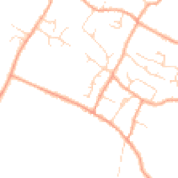 Daytime road noise heatmap for CB24 5LX