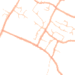Daytime road noise heatmap for CB24 5LY