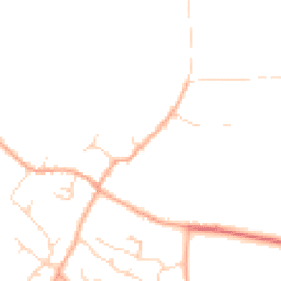 Daytime road noise heatmap for CB24 5NE