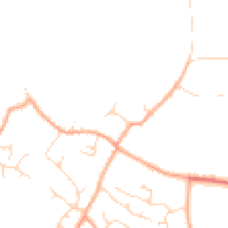 Daytime road noise heatmap for CB24 5NF