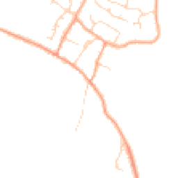 Daytime road noise heatmap for CB24 5PW