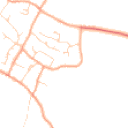 Daytime road noise heatmap for CB24 5PY