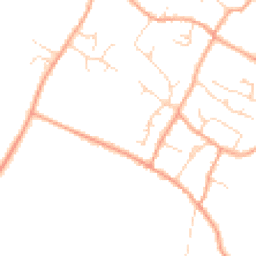 Daytime road noise heatmap for CB24 5QG