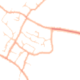 Daytime road noise heatmap for CB24 5TY