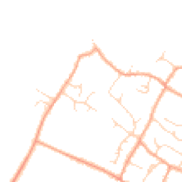 Daytime road noise heatmap for CB24 5UB