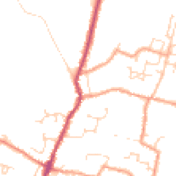 Daytime road noise heatmap for CB24 5YR