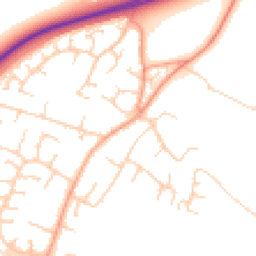 Daytime road noise heatmap for CB24 6BP