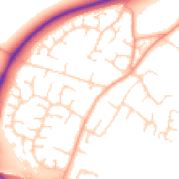 Daytime road noise heatmap for CB24 6DJ