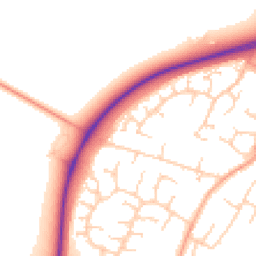 Daytime road noise heatmap for CB24 6ED