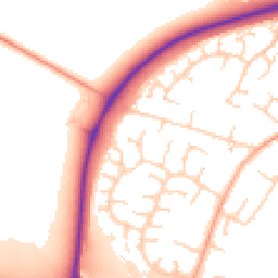 Daytime road noise heatmap for CB24 6EF