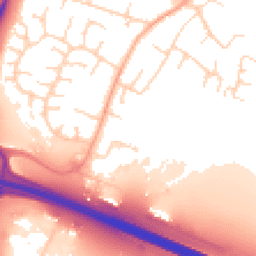 Daytime road noise heatmap for CB24 6WR