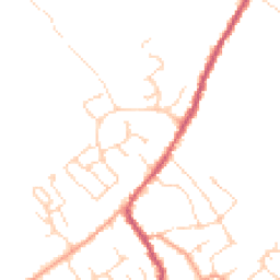 Daytime road noise heatmap for CB24 8AN
