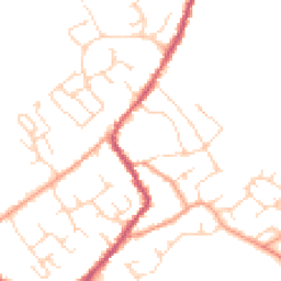 Daytime road noise heatmap for CB24 8AY