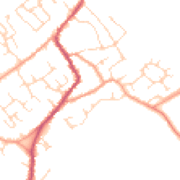 Daytime road noise heatmap for CB24 8QS