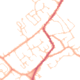 Daytime road noise heatmap for CB24 8QW