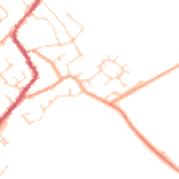 Daytime road noise heatmap for CB24 8RG