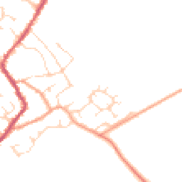 Daytime road noise heatmap for CB24 8RQ