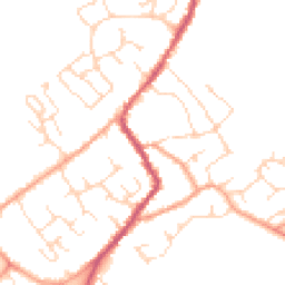 Daytime road noise heatmap for CB24 8RS