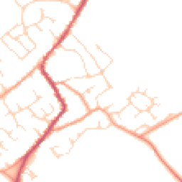 Daytime road noise heatmap for CB24 8RU