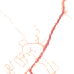Daytime road noise heatmap for CB24 8SF