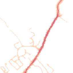 Daytime road noise heatmap for CB24 8SX