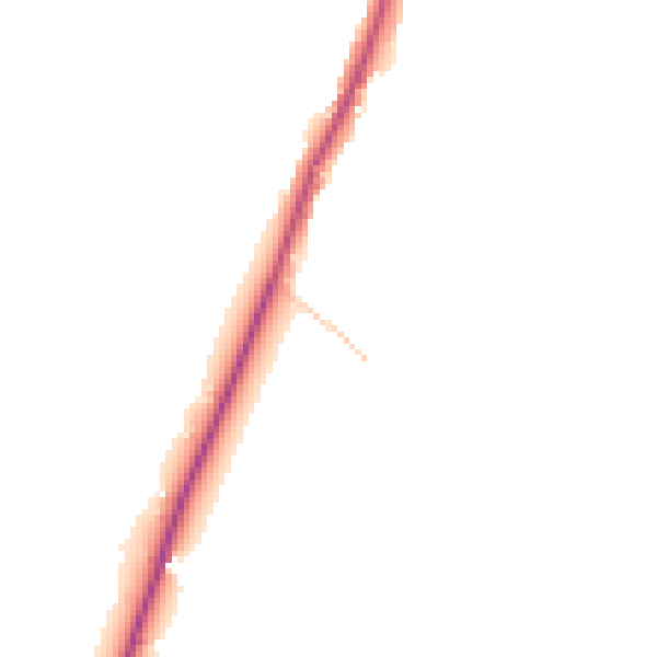 Daytime road noise heatmap for CB24 8UJ