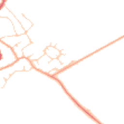 Daytime road noise heatmap for CB24 8UT