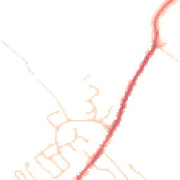 Daytime road noise heatmap for CB24 8XG