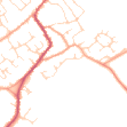 Daytime road noise heatmap for CB24 8XW