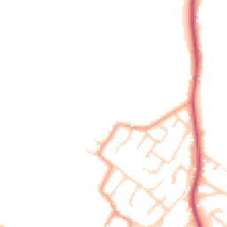 Daytime road noise heatmap for CB24 9AG