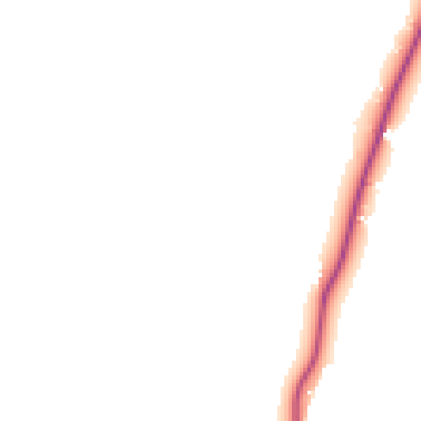 Daytime road noise heatmap for CB24 9AN
