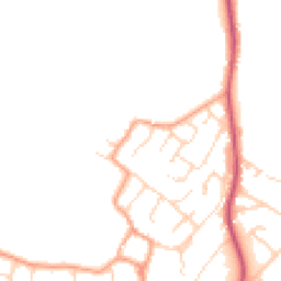 Daytime road noise heatmap for CB24 9EX