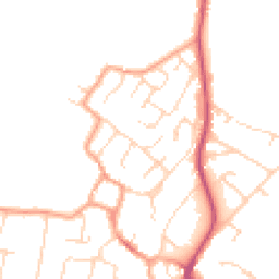 Daytime road noise heatmap for CB24 9EY