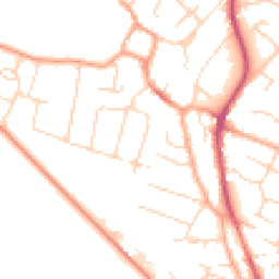 Daytime road noise heatmap for CB24 9JL