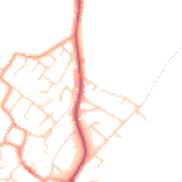 Daytime road noise heatmap for CB24 9JN