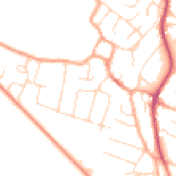 Daytime road noise heatmap for CB24 9JP