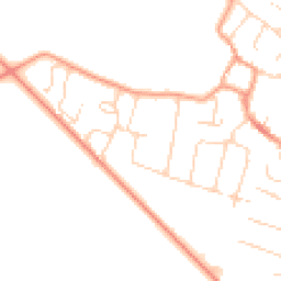 Daytime road noise heatmap for CB24 9JT