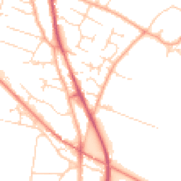 Daytime road noise heatmap for CB24 9NA