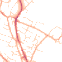 Daytime road noise heatmap for CB24 9NH