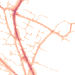 Daytime road noise heatmap for CB24 9NN