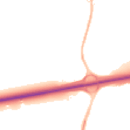 Night-time road noise heatmap for CB24 9PS