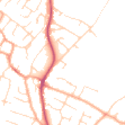 Daytime road noise heatmap for CB24 9US