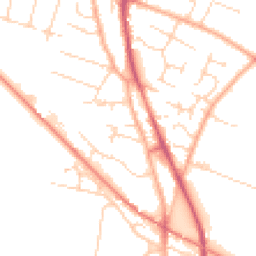 Daytime road noise heatmap for CB24 9UZ