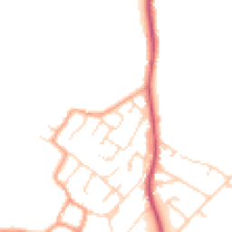 Daytime road noise heatmap for CB24 9XS