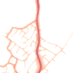 Daytime road noise heatmap for CB24 9XX