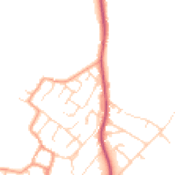 Daytime road noise heatmap for CB24 9YA