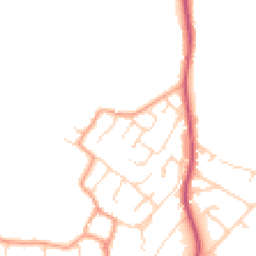 Daytime road noise heatmap for CB24 9YD