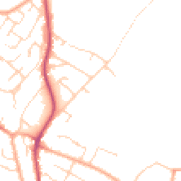 Daytime road noise heatmap for CB24 9YW